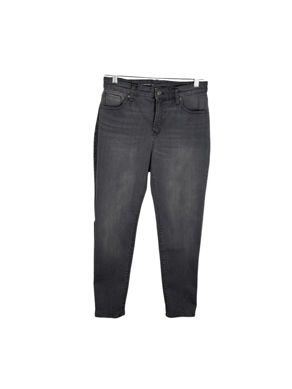 Chicos Women Sz 1R US 8R Gray Denim So Slimming Girlfriend Slim Leg Ankle Jeans - Picture 3 of 11